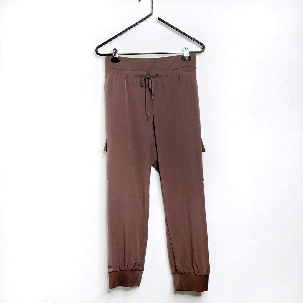 Danskin Scuba Double Faced Jogger Lightweight Brown Size XL